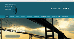 Desktop Screenshot of annapolisfootandankle.com